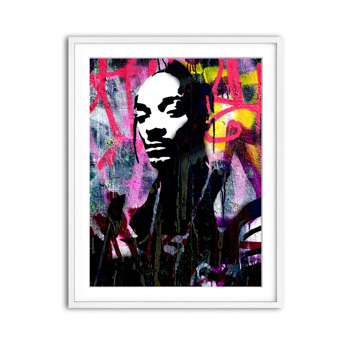 Framed Print 3x4 White