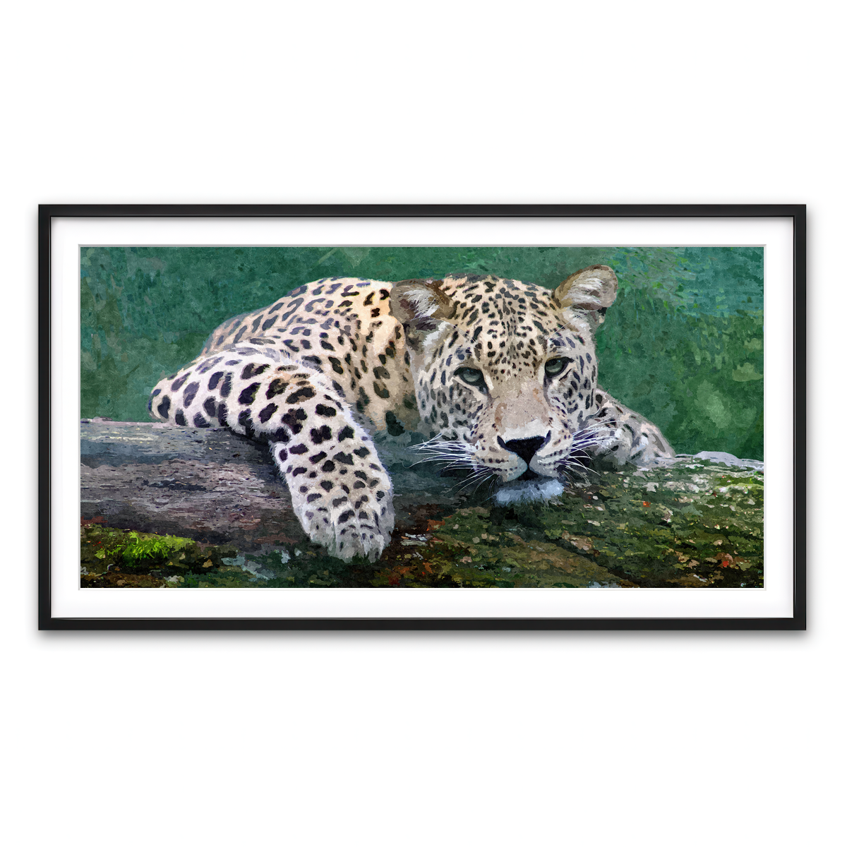 Framed Print 2x1 Black