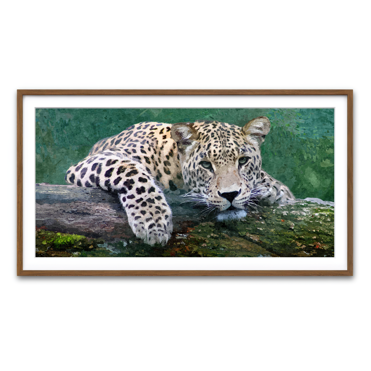 Framed Print 2x1 Walnut