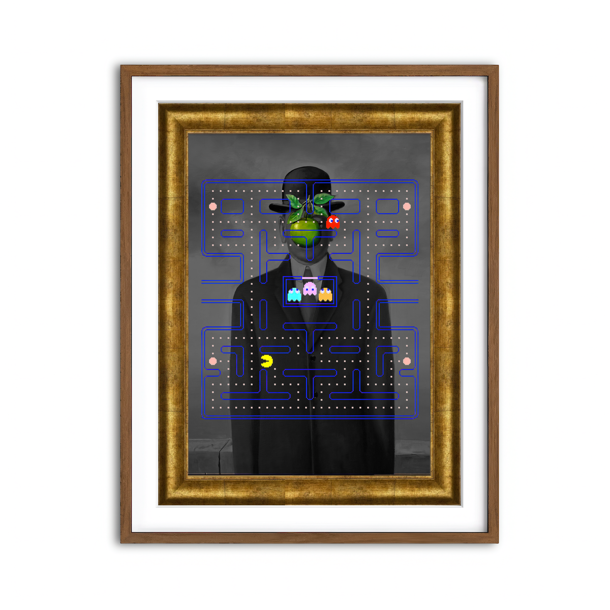 Framed Print 3x4 Walnut