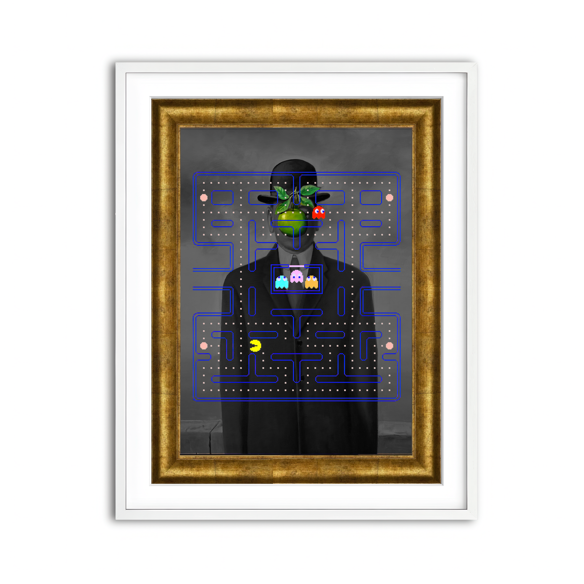 Framed Print 3x4 White