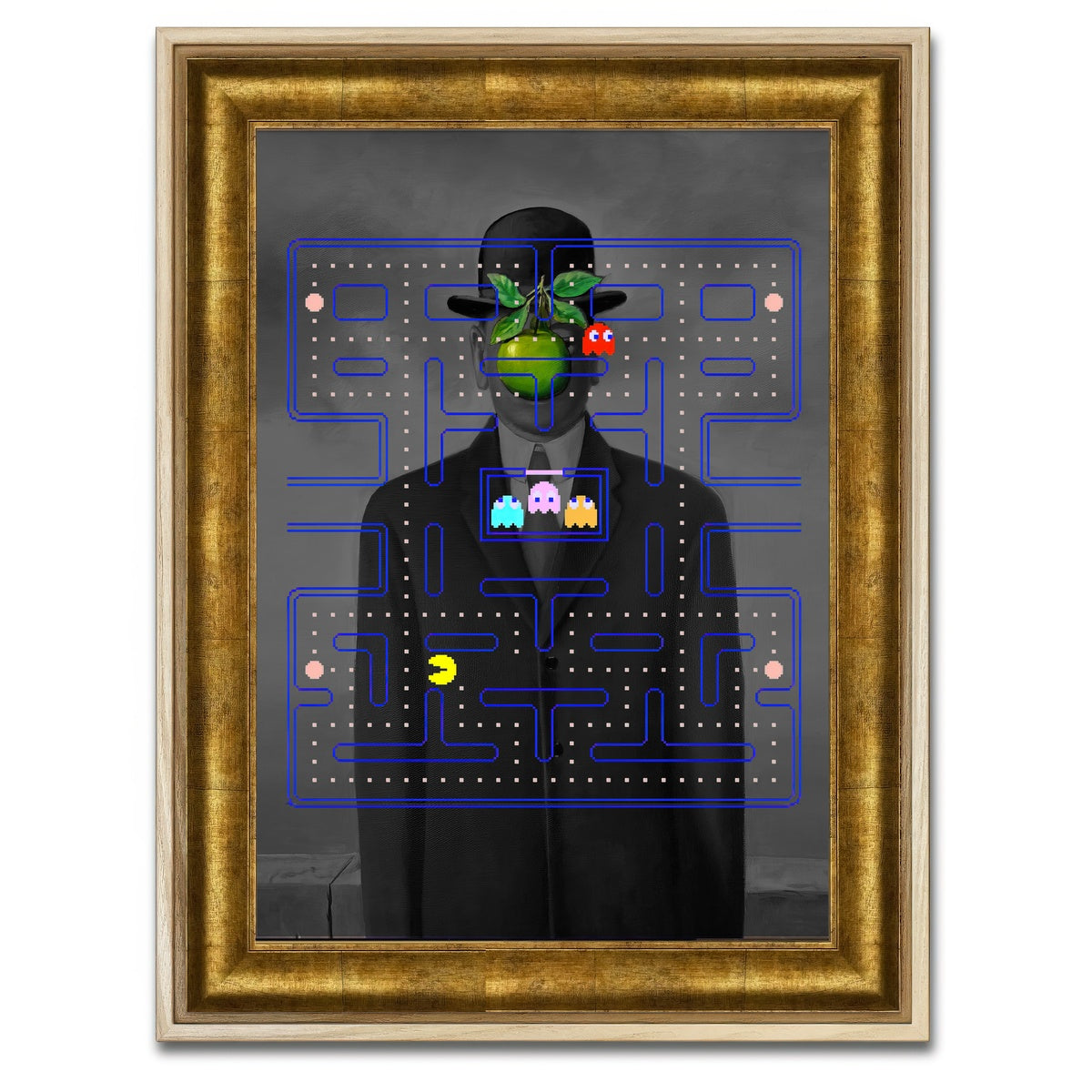 AUTO-MOCKUP WHITE | son of pacman | 1 Piece | Natural Framed Canvas | group=3x4