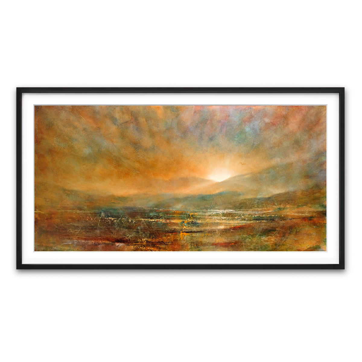 Framed Print 2x1 Black