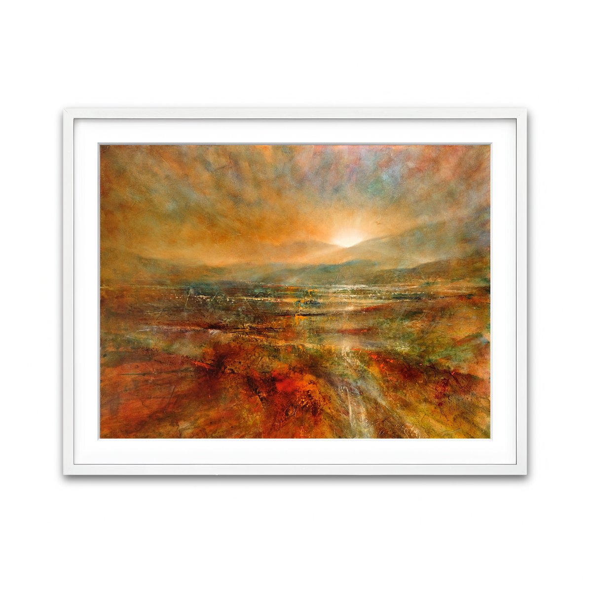 Framed Print 4x3 White