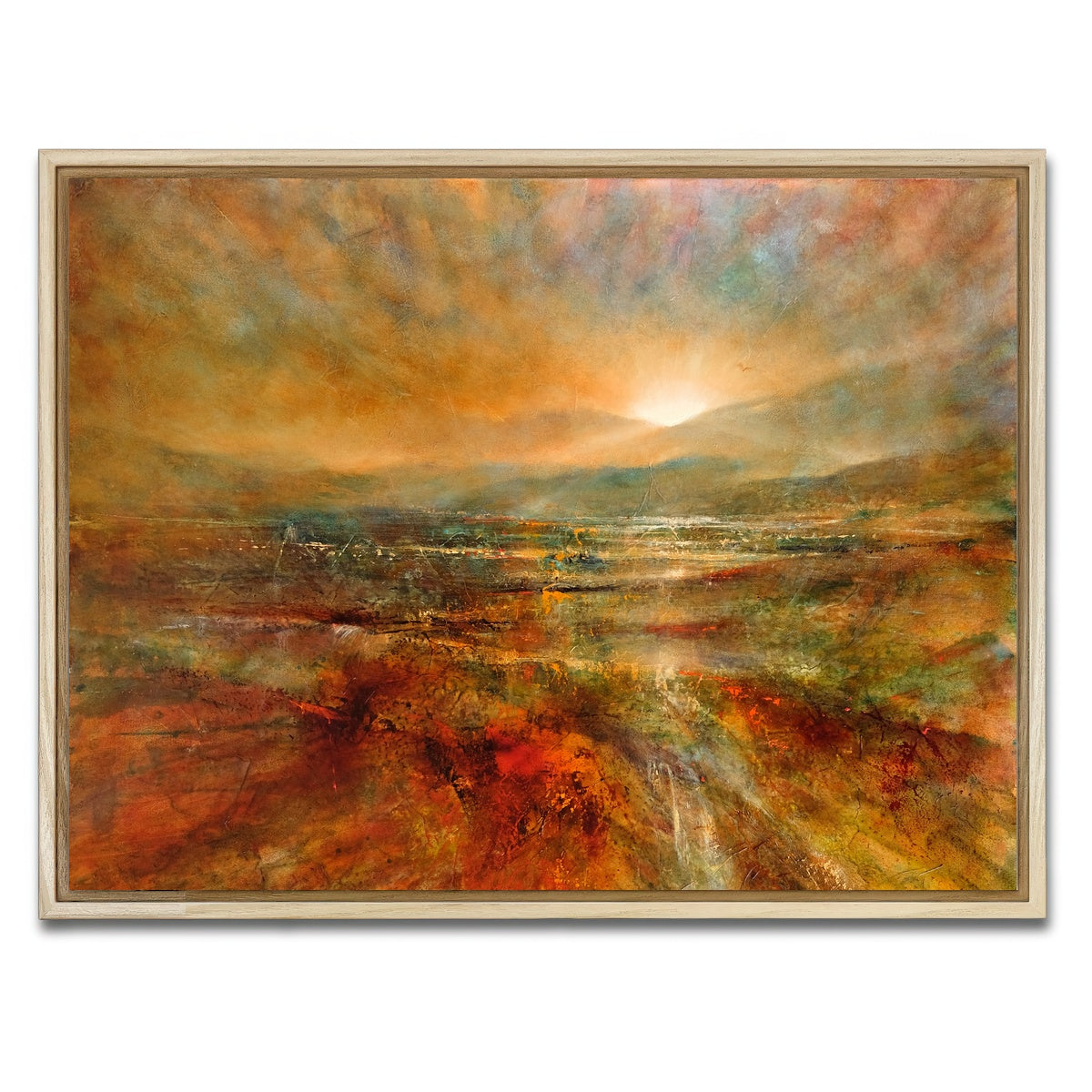 AUTO-MOCKUP WHITE | sonnenaufgang | 1 Piece | Natural Framed Canvas | group=4x3