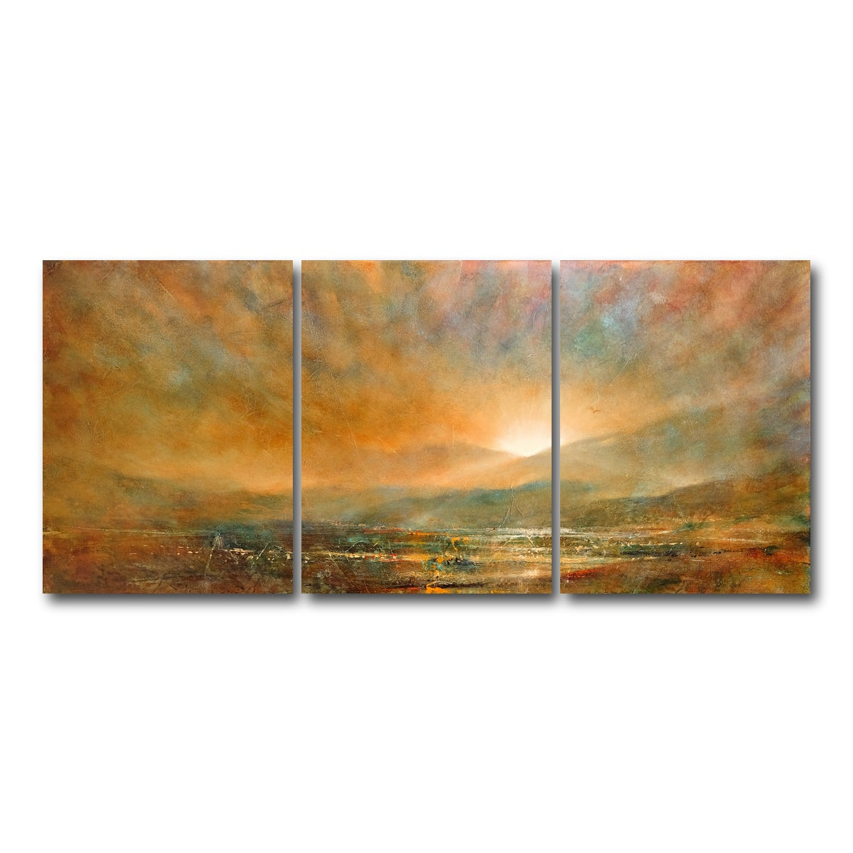 AUTO-MOCKUP WHITE | sonnenaufgang | 3 Piece | Gallery Wrap Canvas | group=18x24