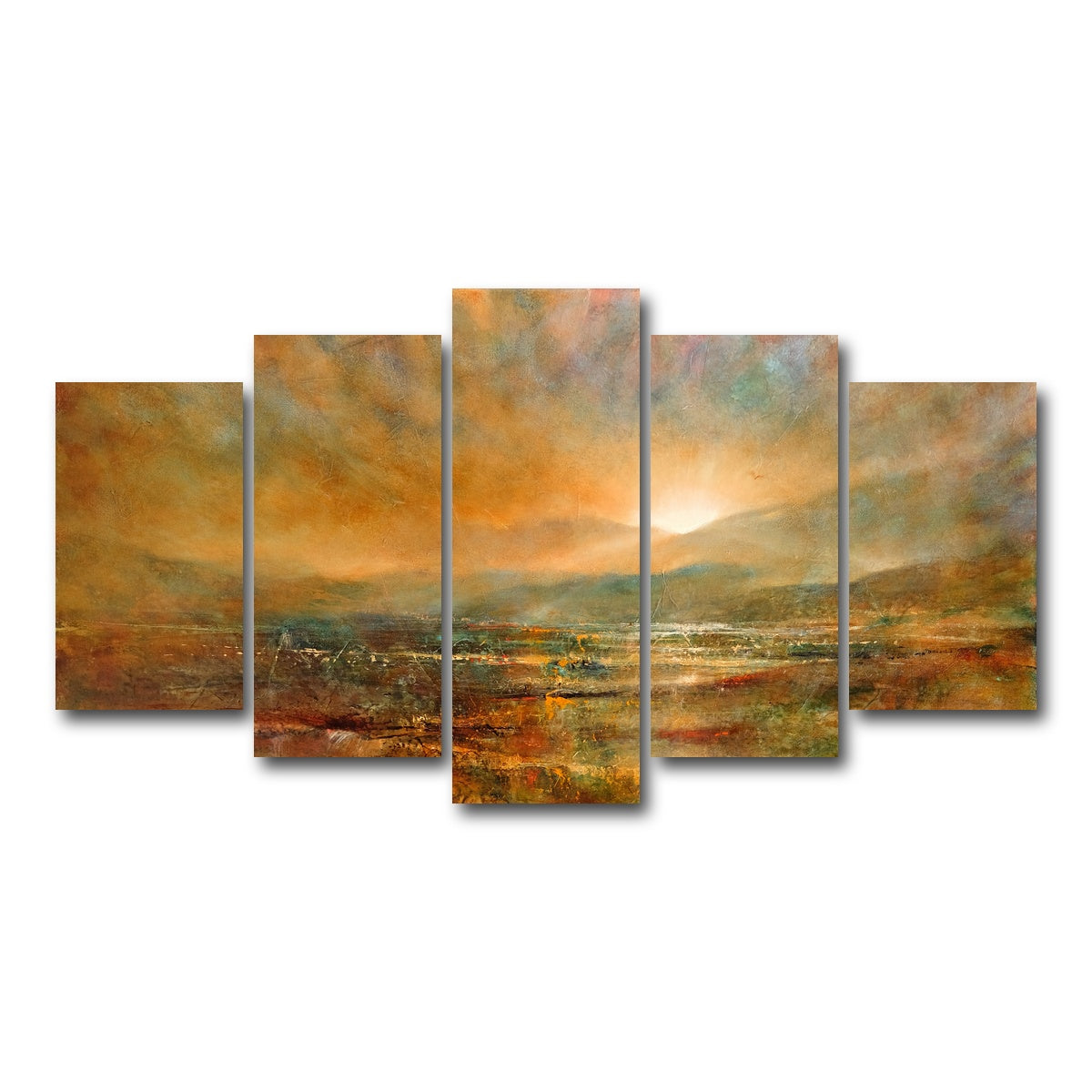 AUTO-MOCKUP WHITE | sonnenaufgang | 5 Piece | Gallery Wrap Canvas | group=5_normal