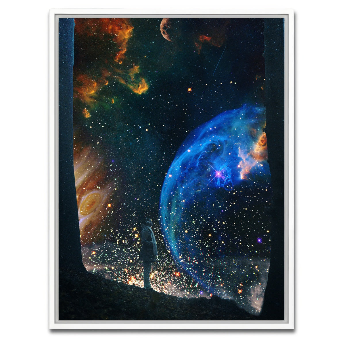 AUTO-MOCKUP WHITE | space | 1 Piece | White Framed Canvas | group=3x4