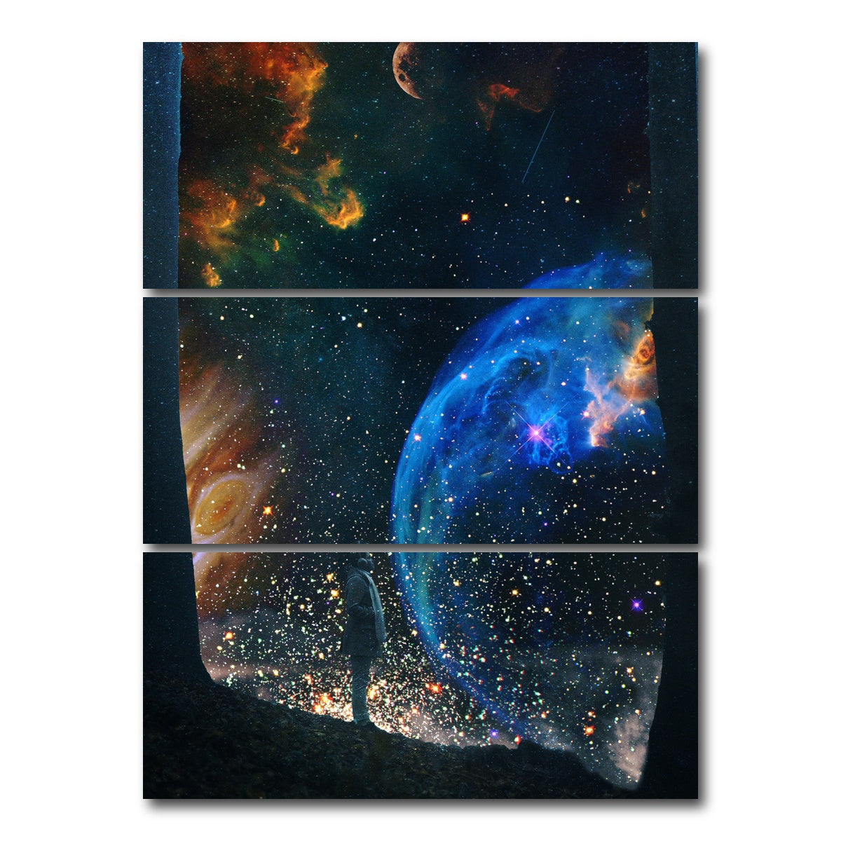AUTO-MOCKUP WHITE | space | 3 Piece | Gallery Wrap Canvas | group=8x18_stacked