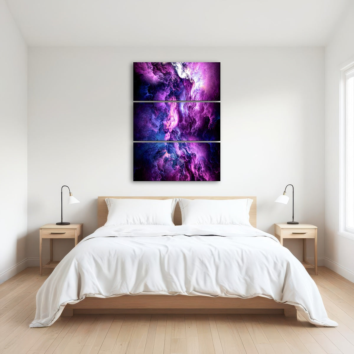 AUTO-MOCKUP ROOM | space dust nebula purple