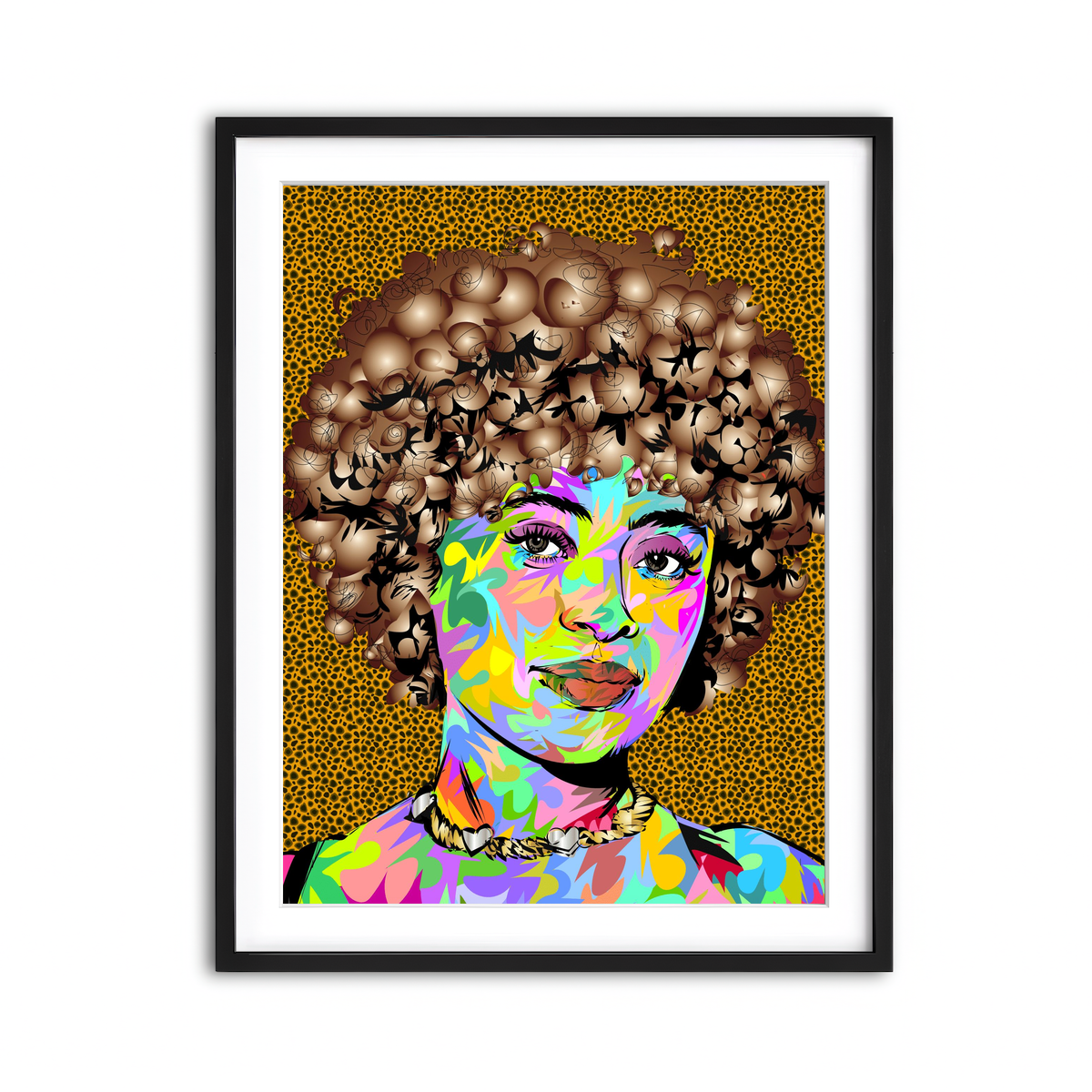 Framed Print 3x4 Black