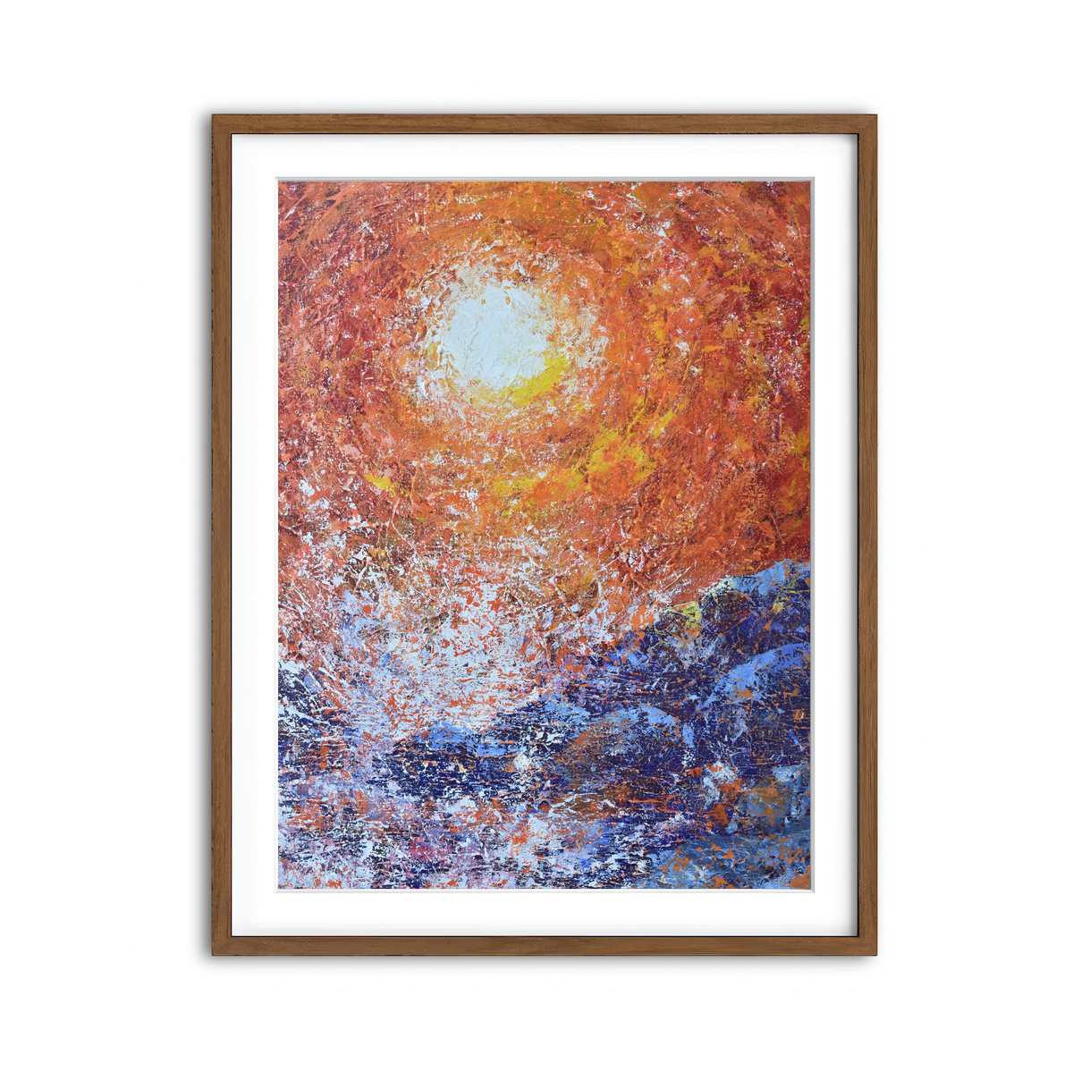 Framed Print 3x4 Walnut