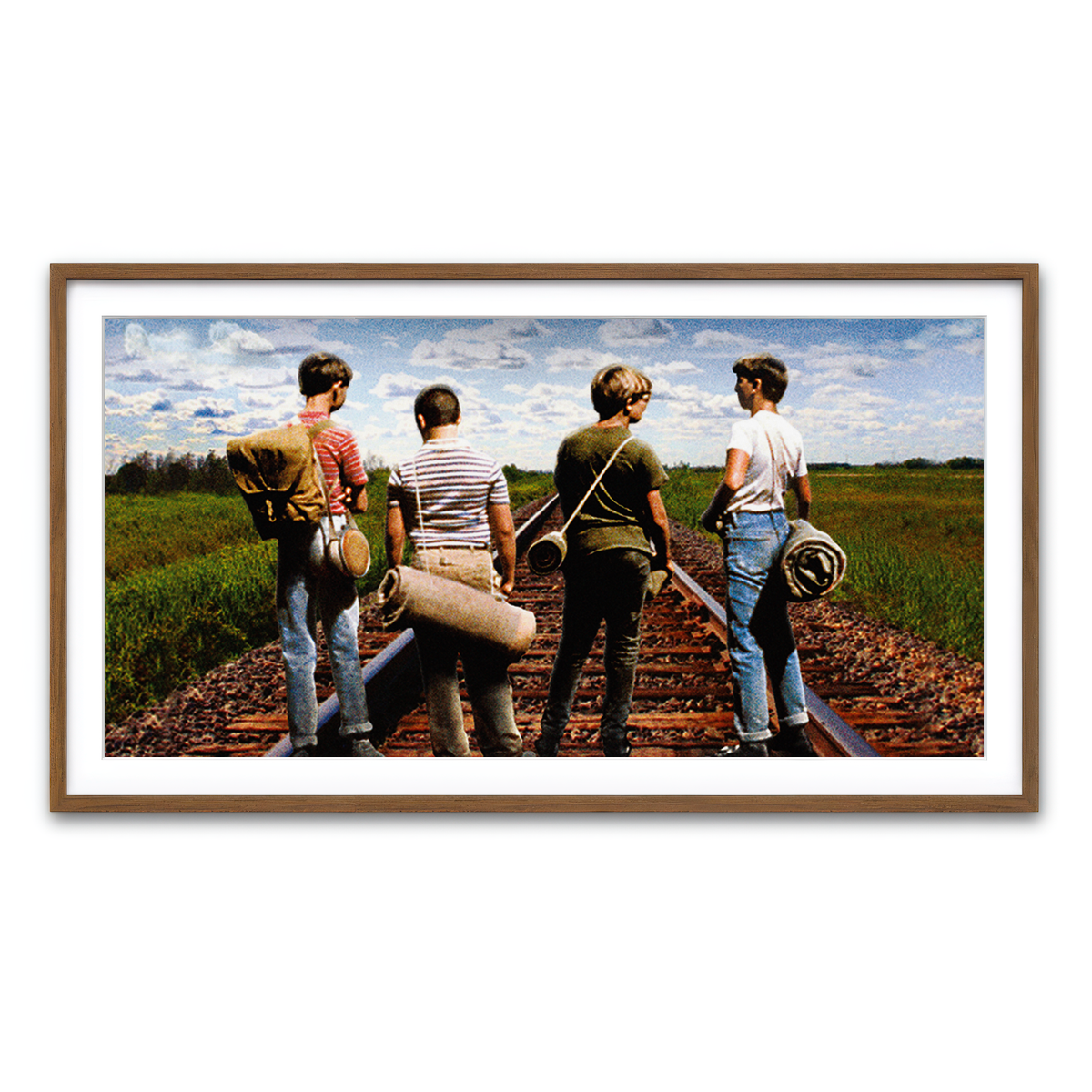 Framed Print 2x1 Walnut