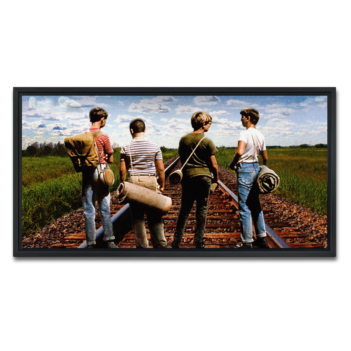 AUTO-MOCKUP WHITE | stand by me | 1 Piece | Black Framed Canvas | group=2x1