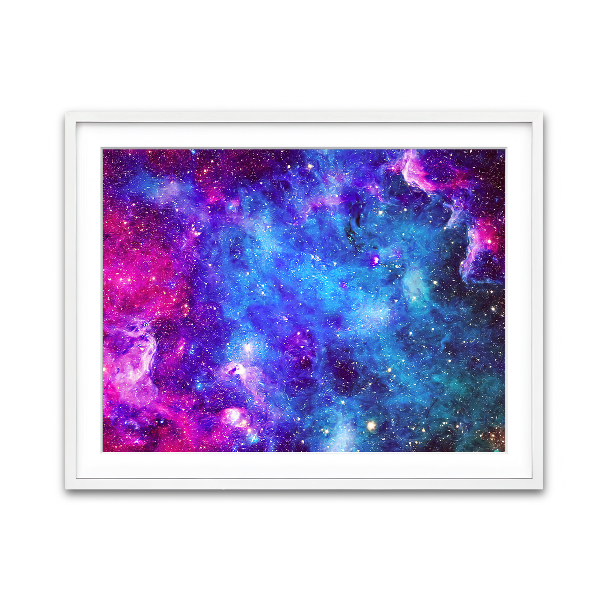 Framed Print 4x3 White