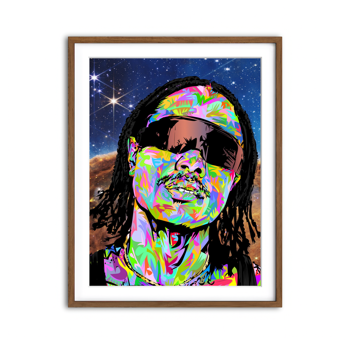 Framed Print 3x4 Walnut