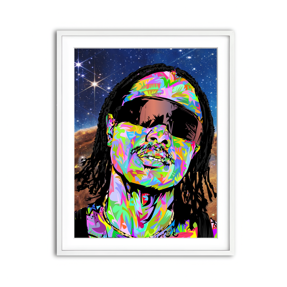 Framed Print 3x4 White