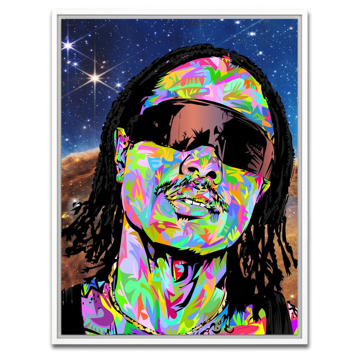 AUTO-MOCKUP WHITE | steve lacy | 1 Piece | White Framed Canvas | group=3x4