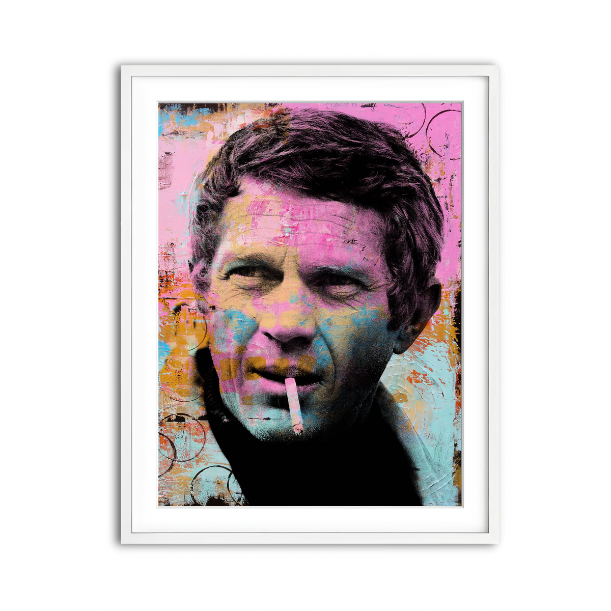 Framed Print 3x4 White