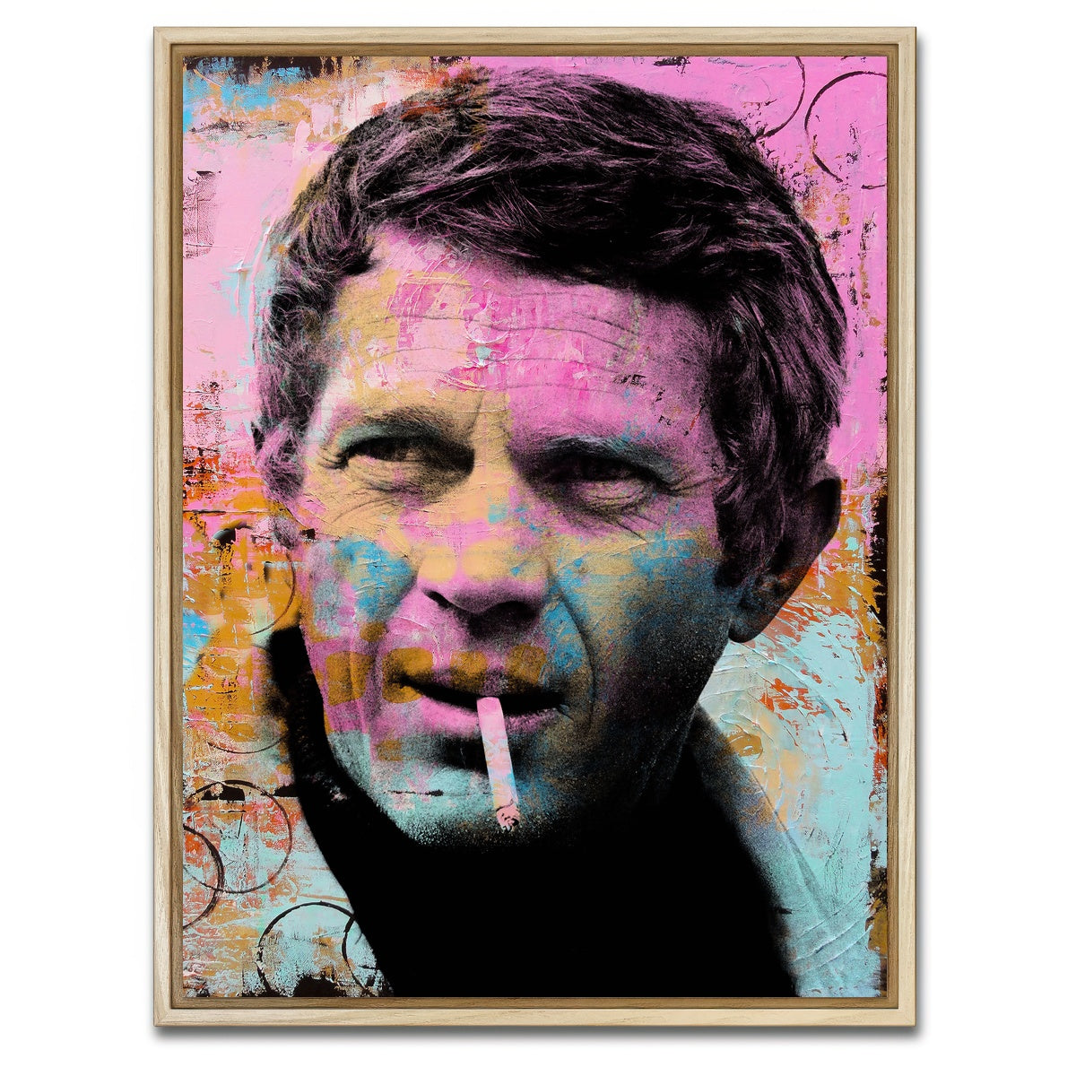 AUTO-MOCKUP WHITE | steve mcqueen | 1 Piece | Natural Framed Canvas | group=3x4