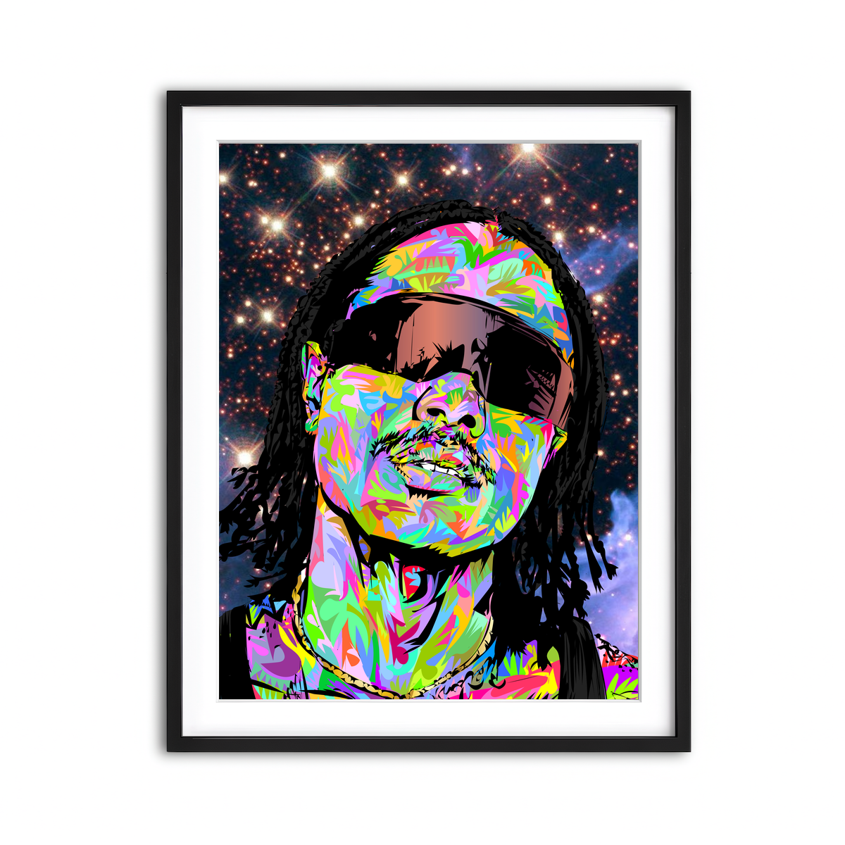 Framed Print 3x4 Black