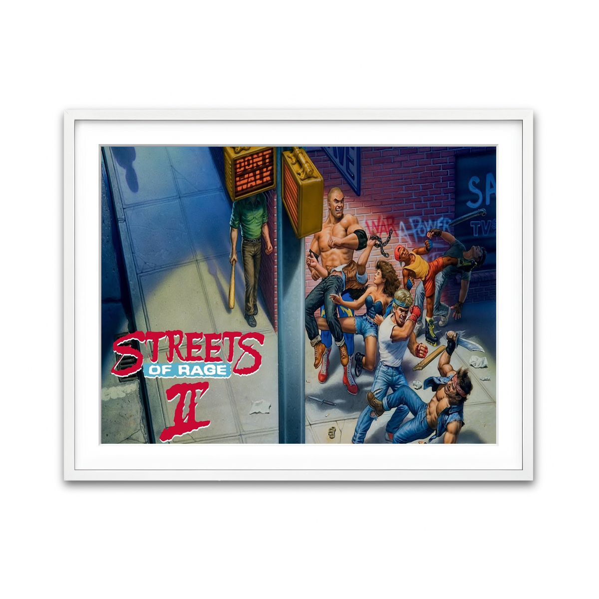 Framed Print 4x3 White