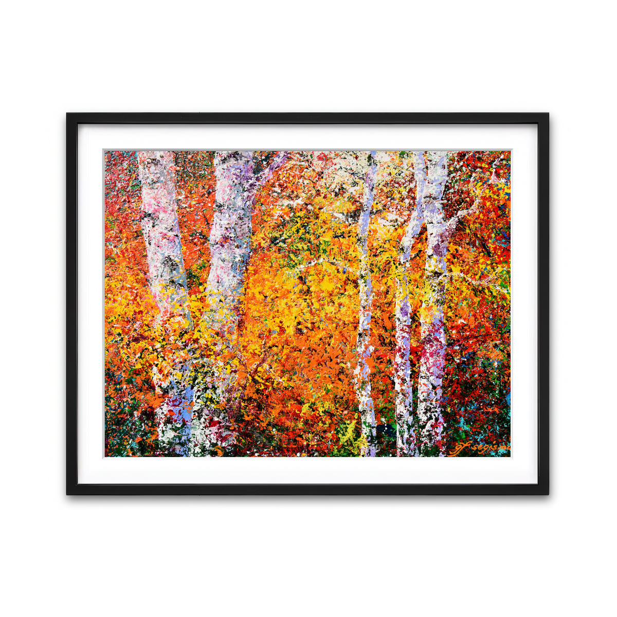 Framed Print 4x3 Black