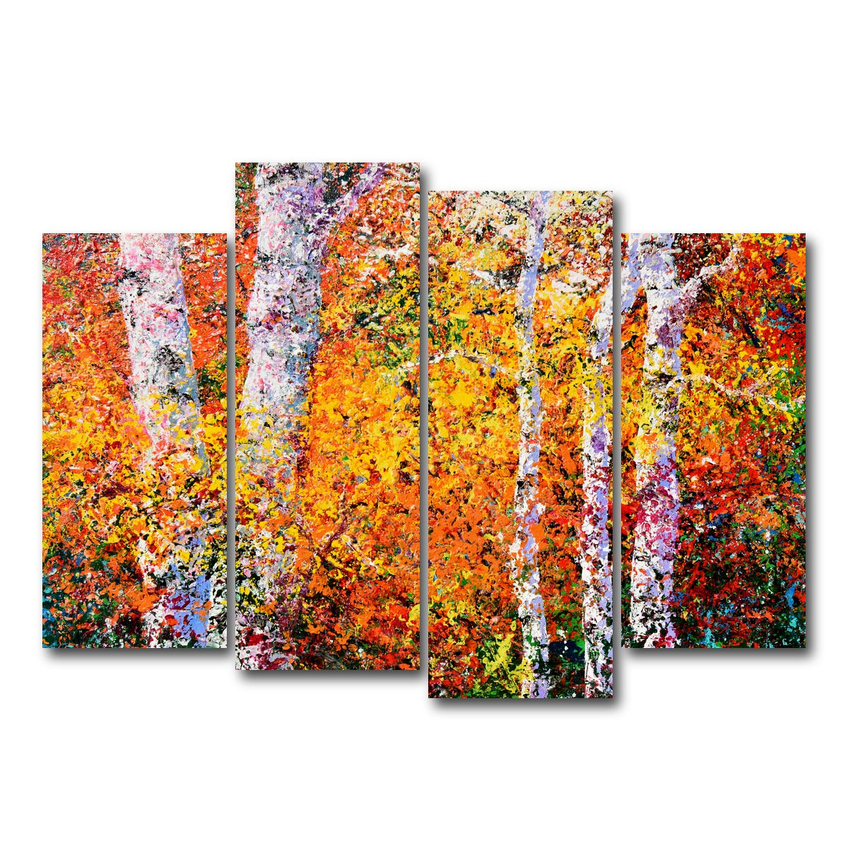 AUTO-MOCKUP WHITE | strength amongst colors | 4 Piece | Gallery Wrap Canvas | group=4_normal