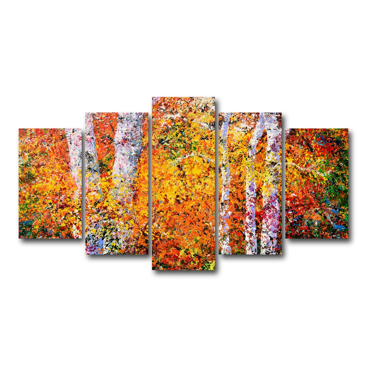 AUTO-MOCKUP WHITE | strength amongst colors | 5 Piece | Gallery Wrap Canvas | group=5_normal