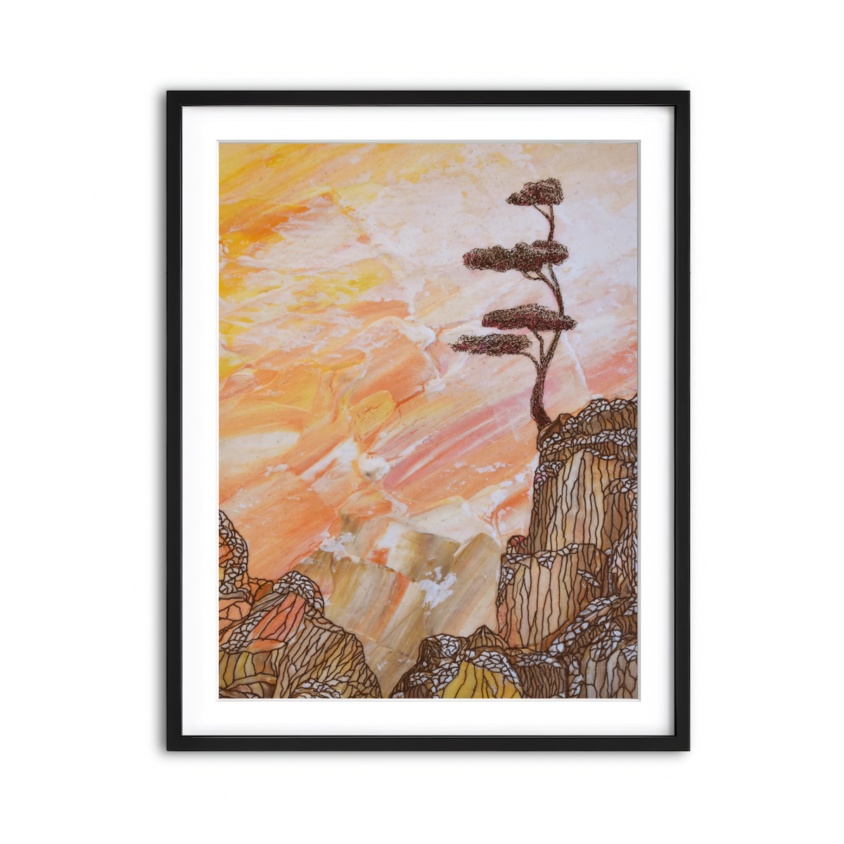 Framed Print 3x4 Black