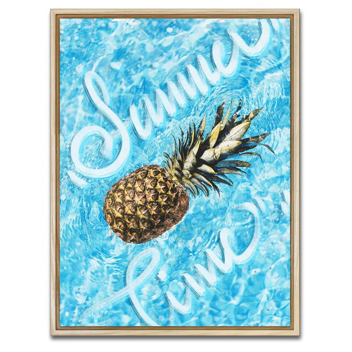AUTO-MOCKUP WHITE | summer | 1 Piece | Natural Framed Canvas | group=3x4