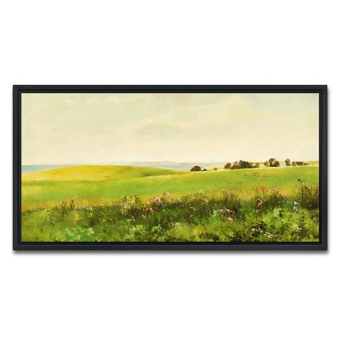 AUTO-MOCKUP WHITE | summer lands | 1 Piece | Black Framed Canvas | group=2x1