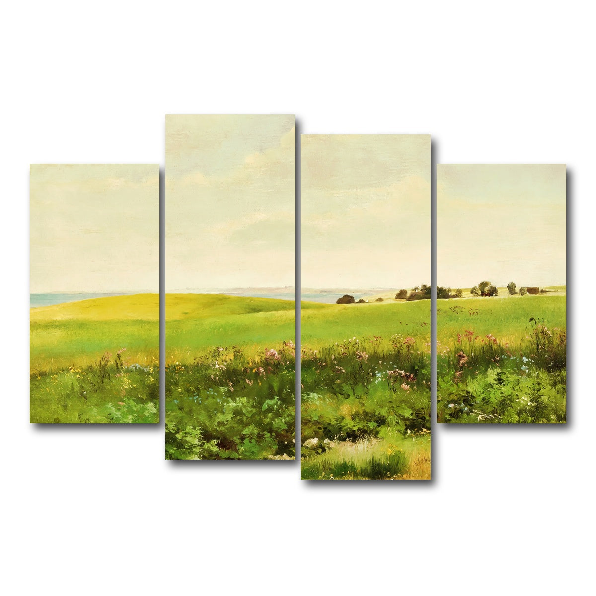 AUTO-MOCKUP WHITE | summer lands | 4 Piece | Gallery Wrap Canvas | group=4_short
