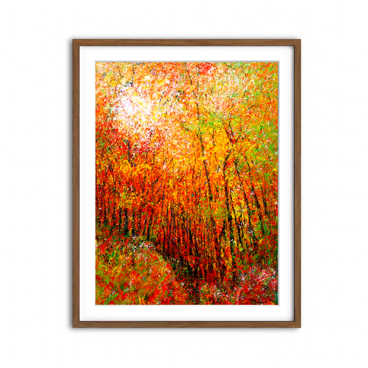 Framed Print 3x4 Walnut