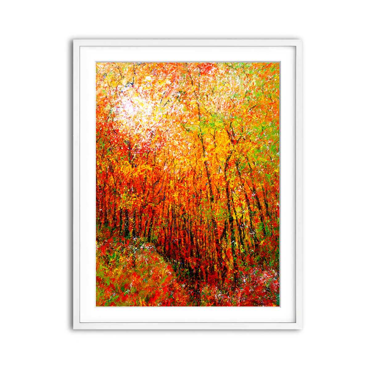 Framed Print 3x4 White