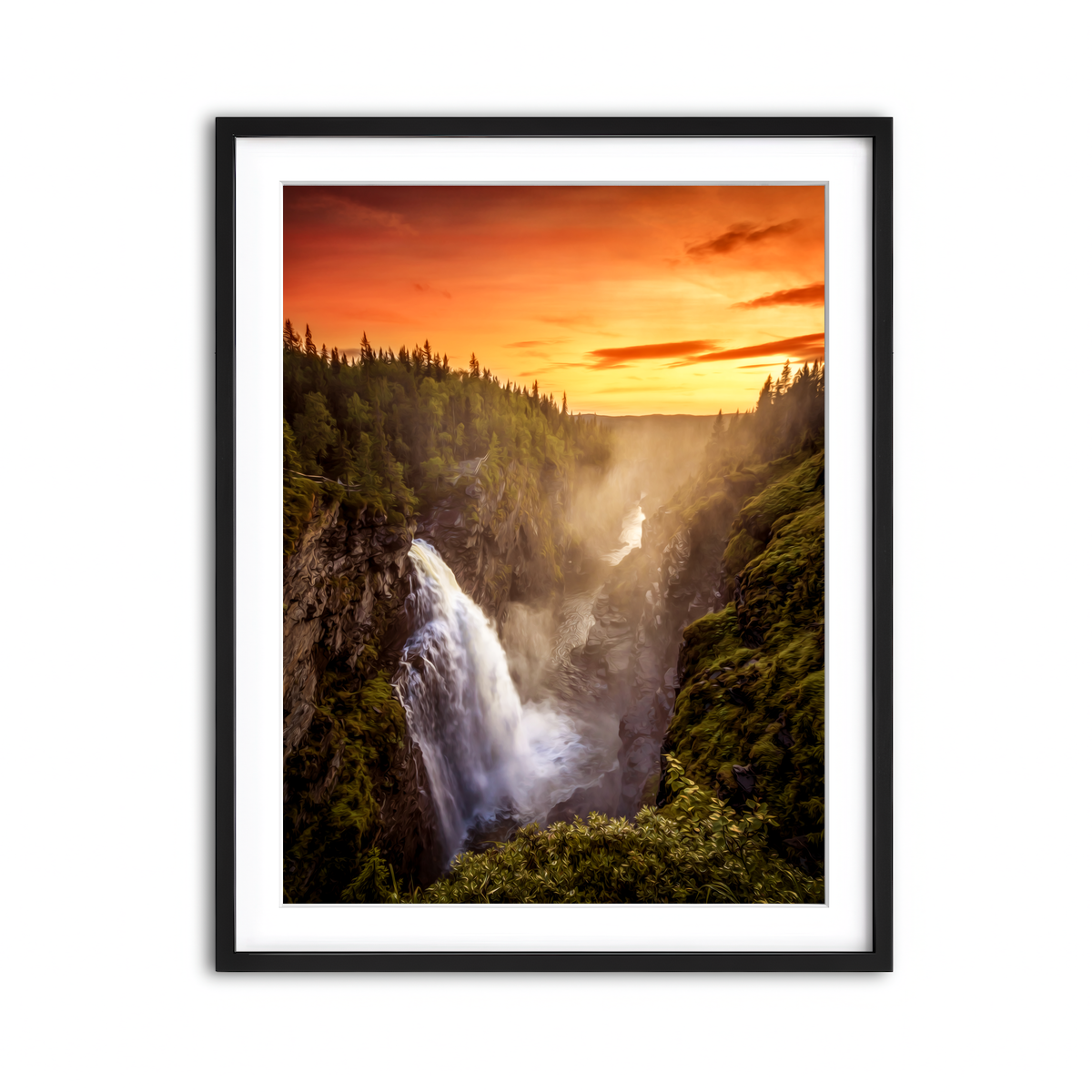 Framed Print 3x4 Black