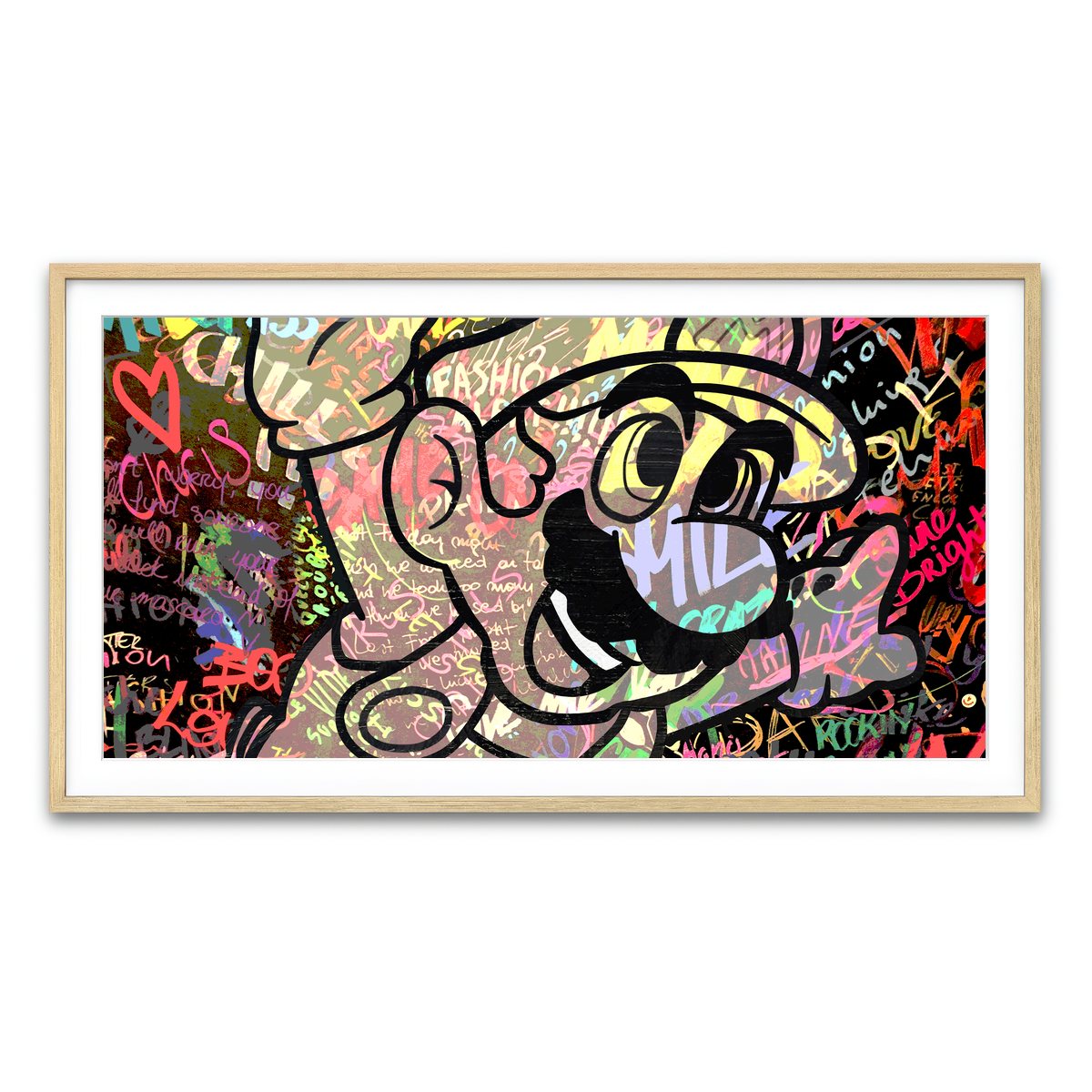 Framed Print 2x1 Natural