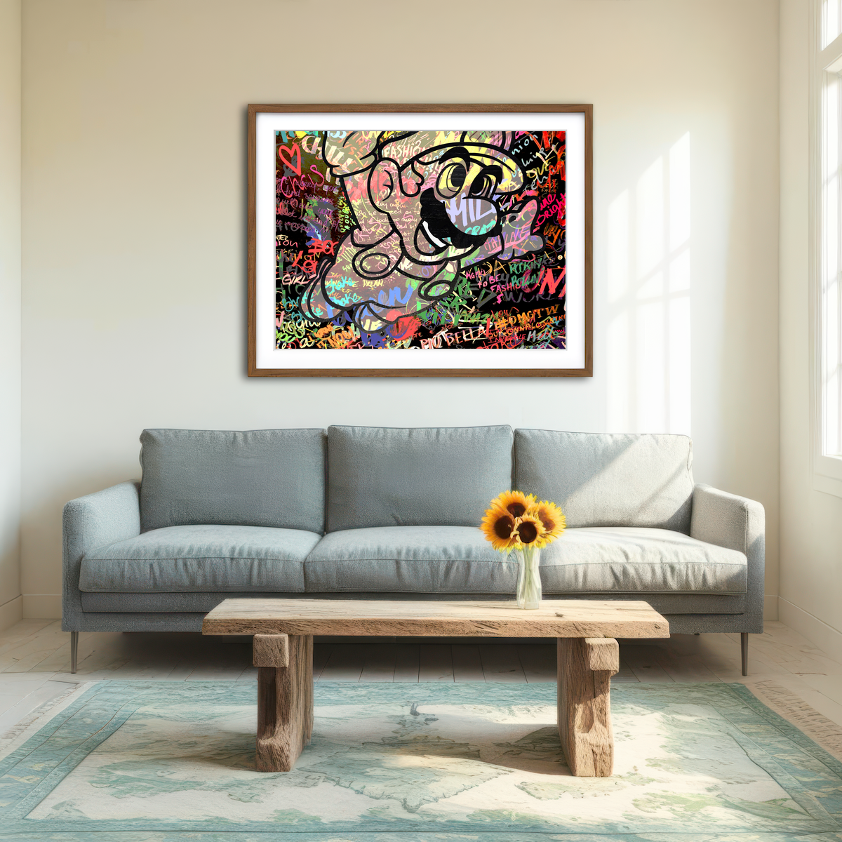 AUTO-MOCKUP ROOM | Super Mario Wall Art