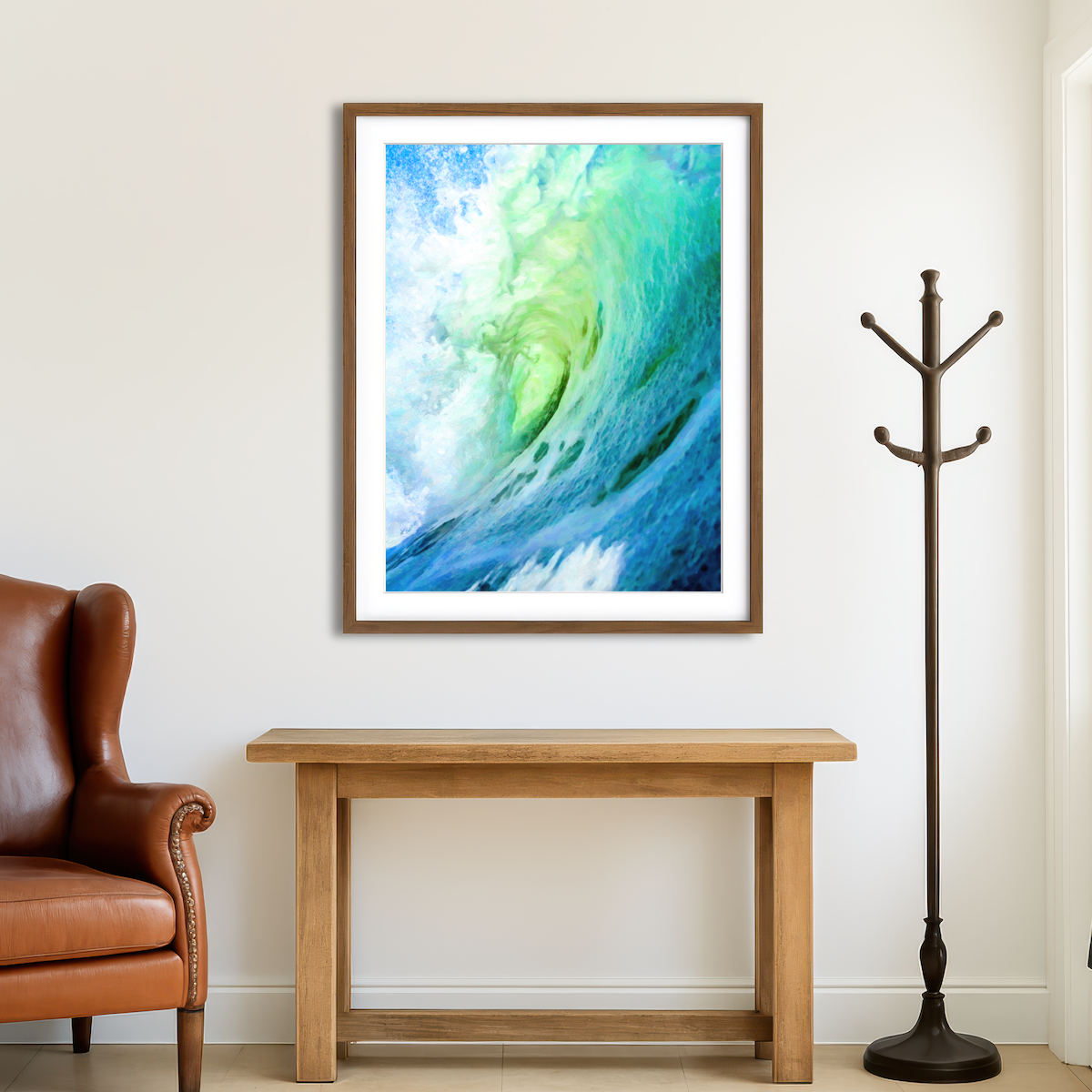 AUTO-MOCKUP ROOM | Surf's-up Wall Art