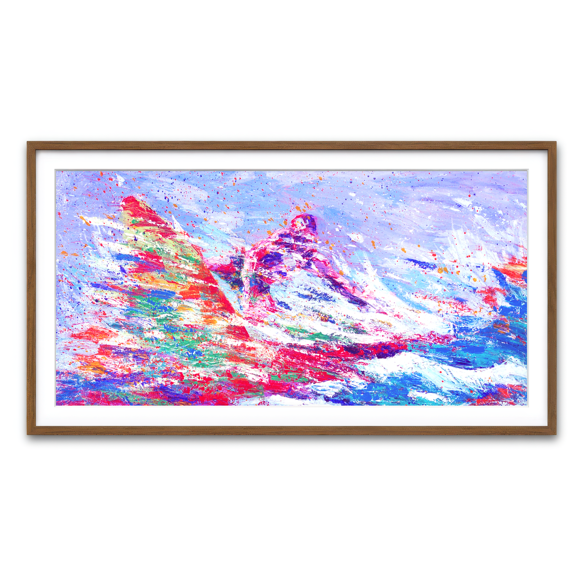 Framed Print 2x1 Walnut