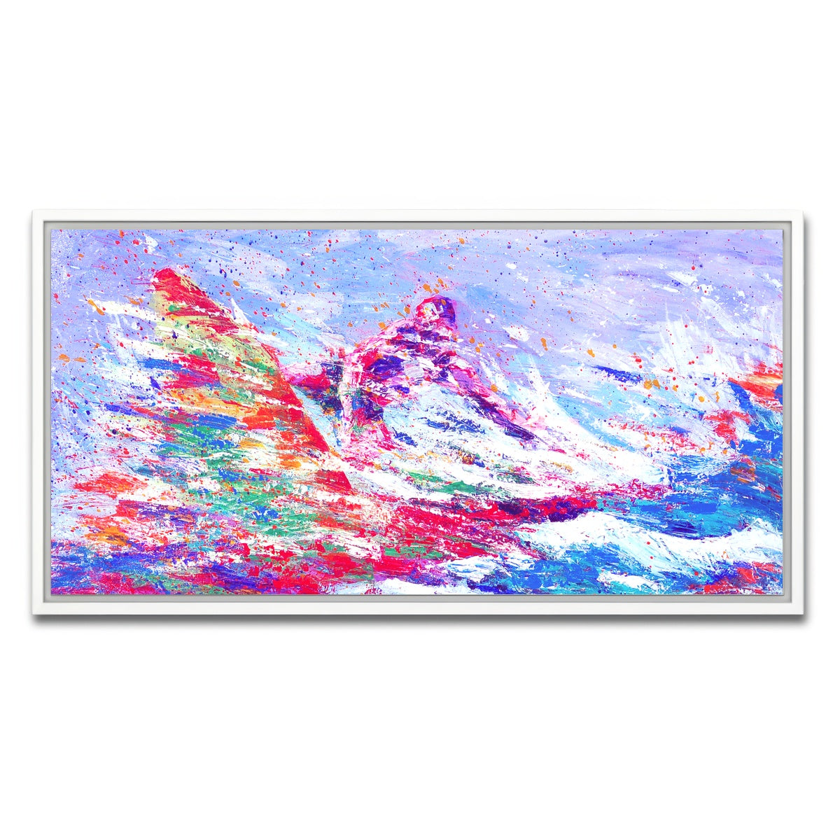 AUTO-MOCKUP WHITE | surfer | 1 Piece | White Framed Canvas | group=2x1