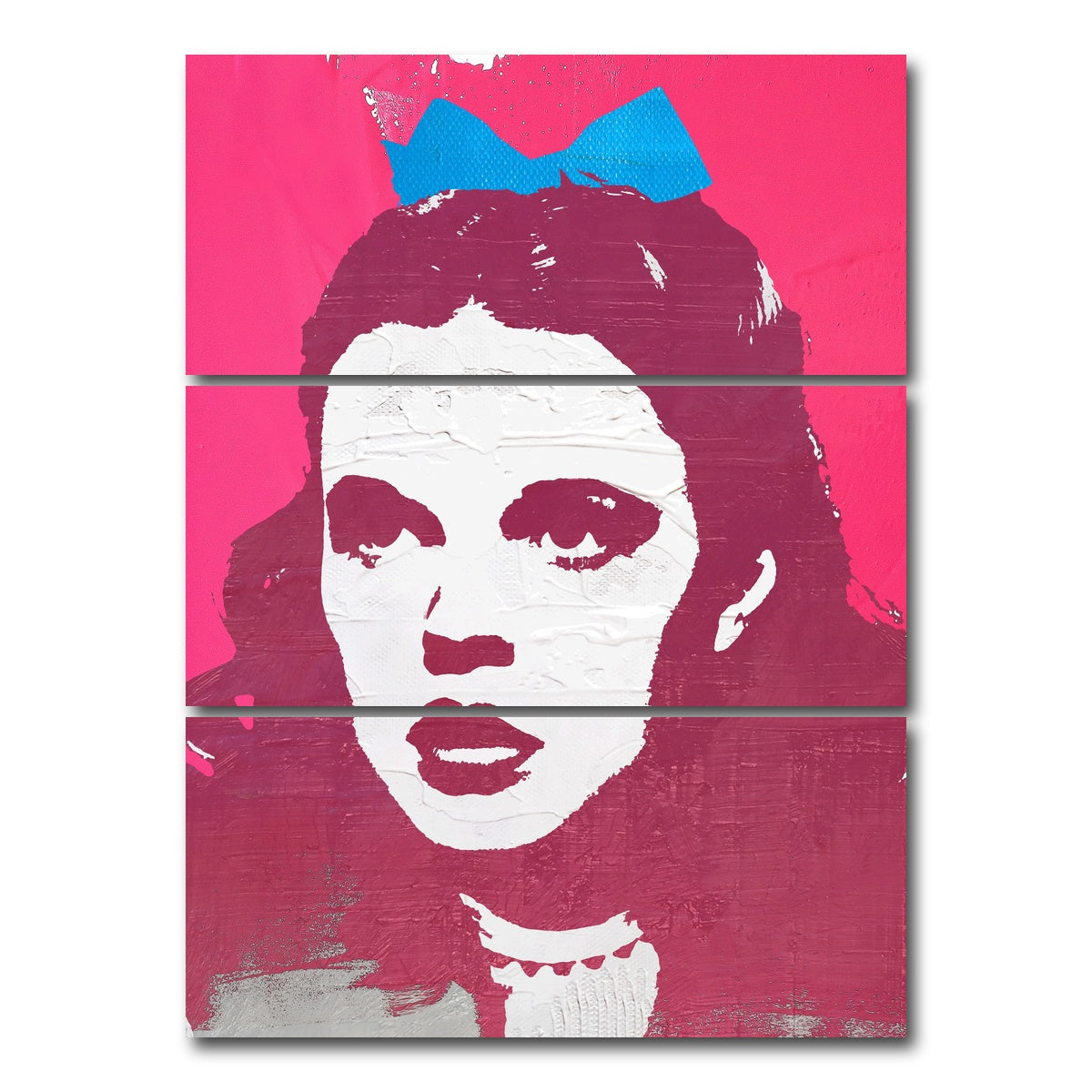 AUTO-MOCKUP WHITE | surrender dorothy | 3 Piece | Gallery Wrap Canvas | group=8x18_stacked