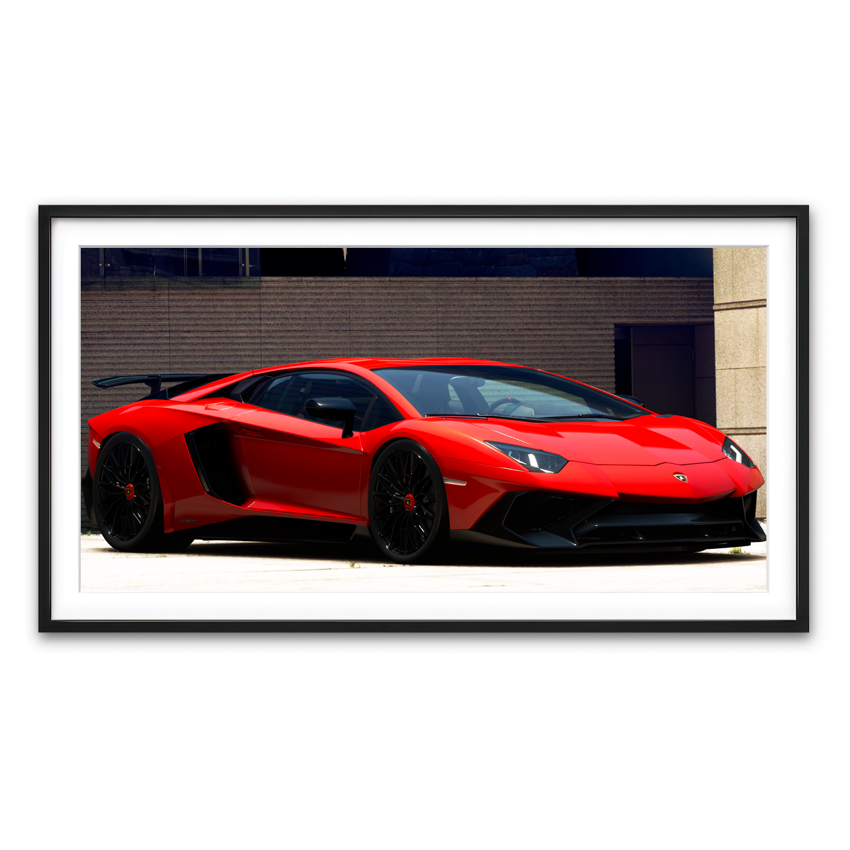 Framed Print 2x1 Black