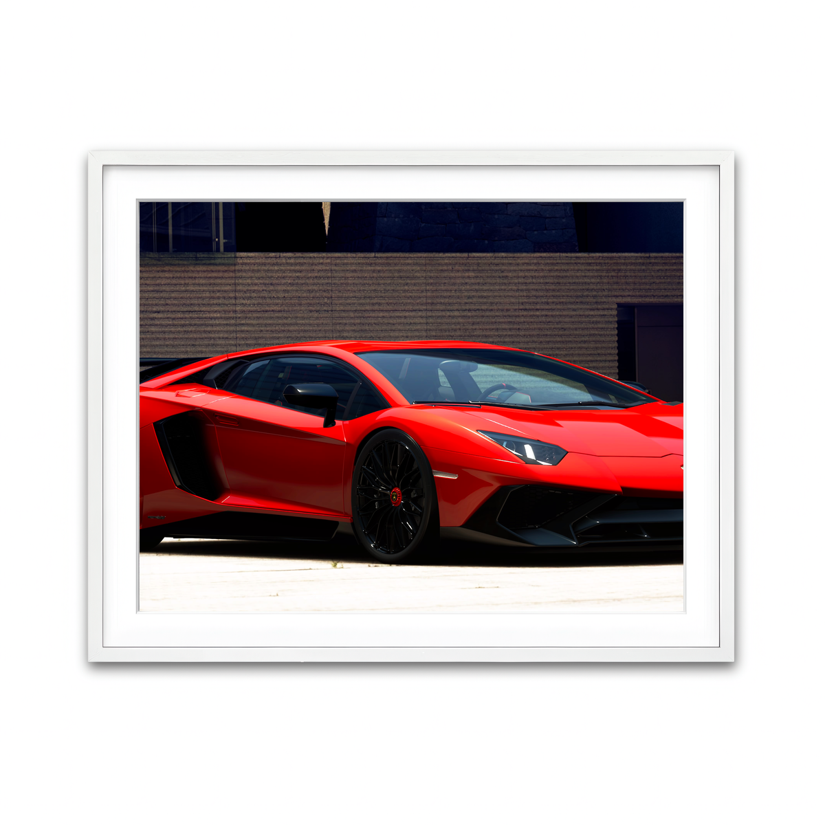 Framed Print 4x3 White