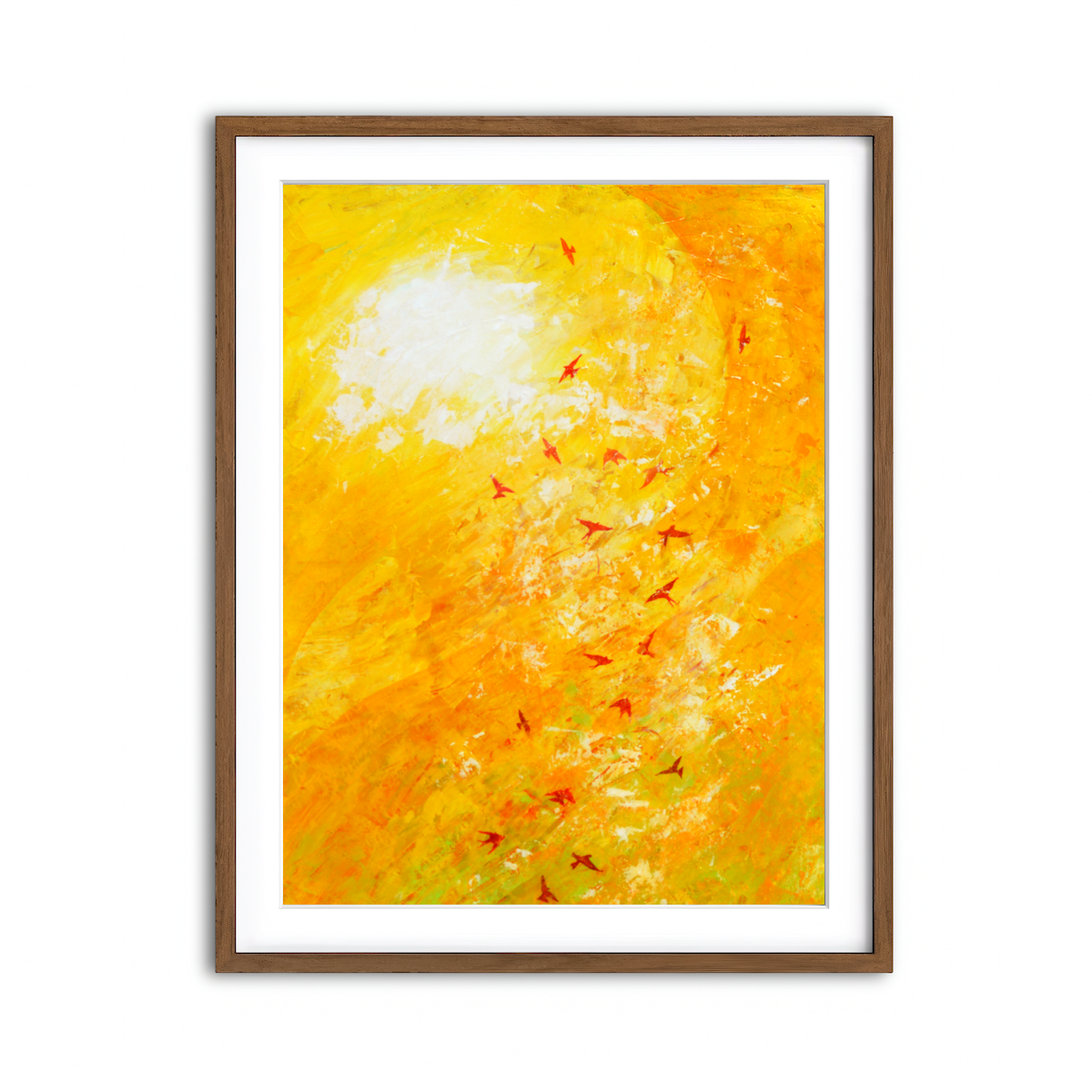 Framed Print 3x4 Walnut