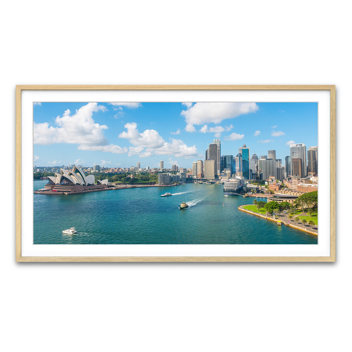 Framed Print 2x1 Natural