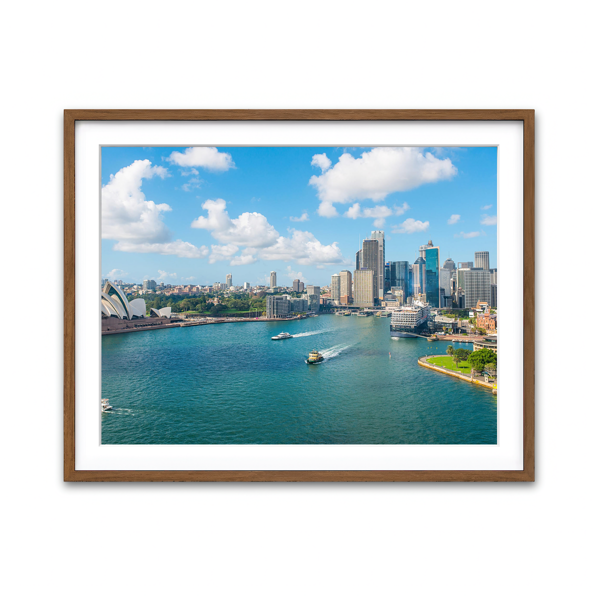 Framed Print 4x3 Walnut