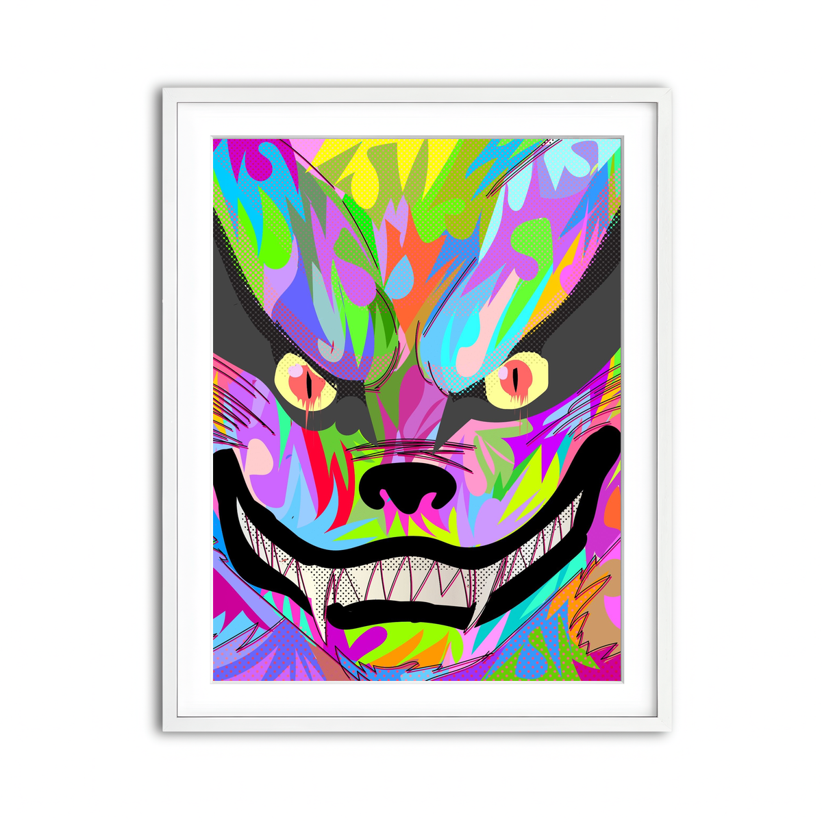 Framed Print 3x4 White