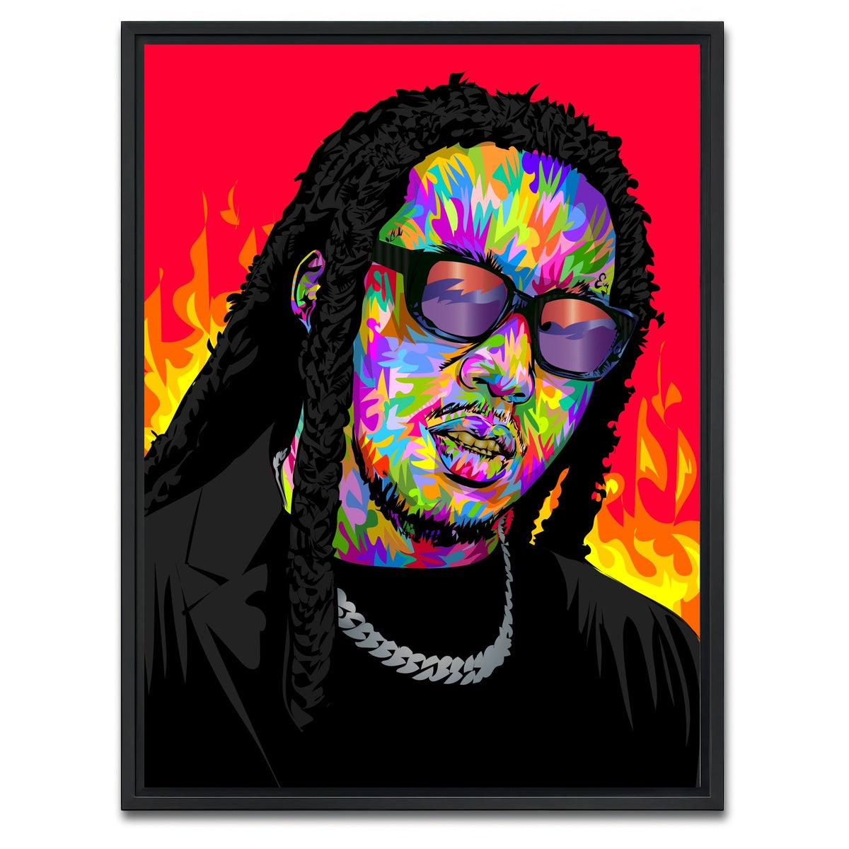 AUTO-MOCKUP WHITE | take off 2 | 1 Piece | Black Framed Canvas | group=3x4