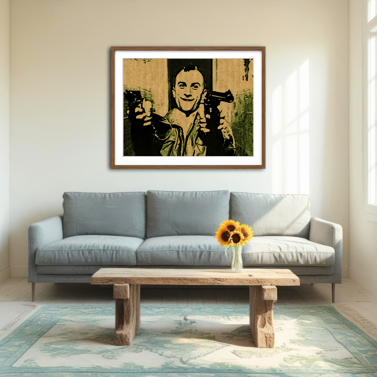 AUTO-MOCKUP ROOM | Taxi Driver Wall Art